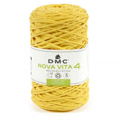 Fil tricot et crochet Nova Vita 4 09 Jaune