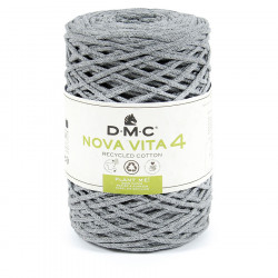 Fil tricot et crochet Nova Vita 4 122 Gris clair