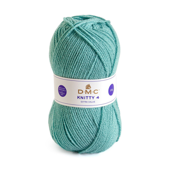 Fil à tricoter Knitty 4 100 g Lagon n°607