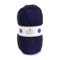 Fil à tricoter Knitty 4 100 g Bleu anglais n°611