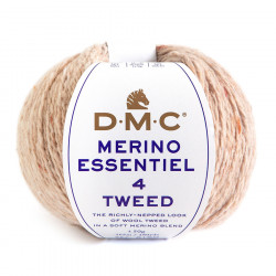 Fil à tricoter Merino Essentiel 4 Tweed 50g 912 Yorkshire stone