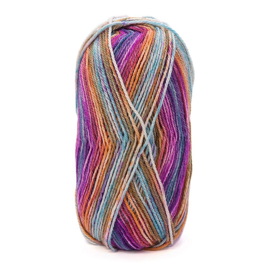 Fil à tricoter multicolore Knitty Pop 50g 477 Multicolore
