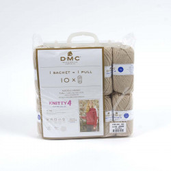 Pack de Fil Knitty 4 10 Pelotes 964 Beige