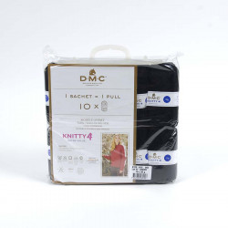 Pack de Fil Knitty 4 10 Pelotes 965 Noir