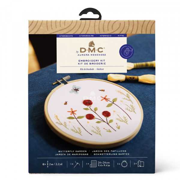 Kit de broderie Fleurs du jardin