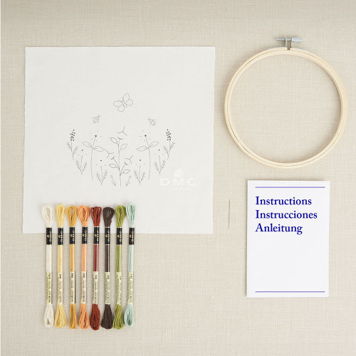 Kit de broderie Fleurs du jardin