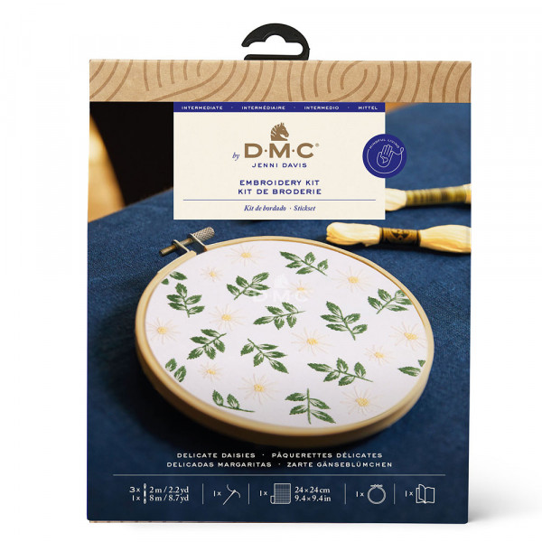 Kit de broderie Délicates marguerites
