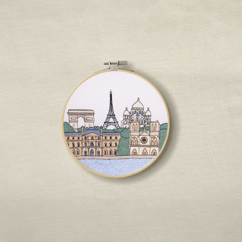 Kit de broderie Monuments de Paris