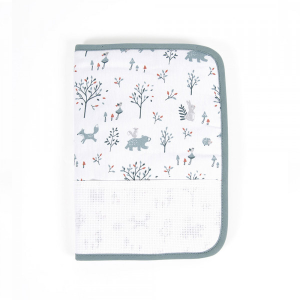 Protège carnet de santé à broder Forêt enchantée