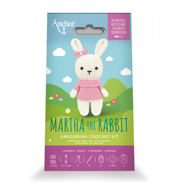 Kit crochet Amigurumi Martha la lapine S