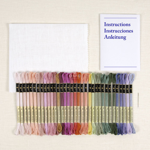 Kit Point de croix Fleurs grimpantes