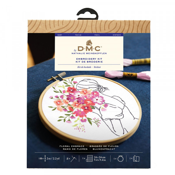 Kit de broderie Brassée de fleurs