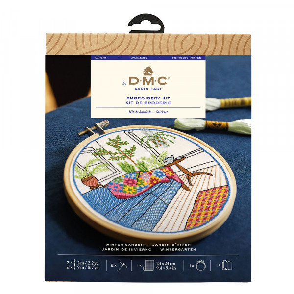 Kit de broderie Jardin d'hiver