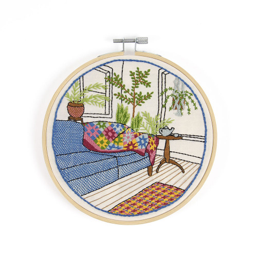 Kit de broderie Jardin d'hiver