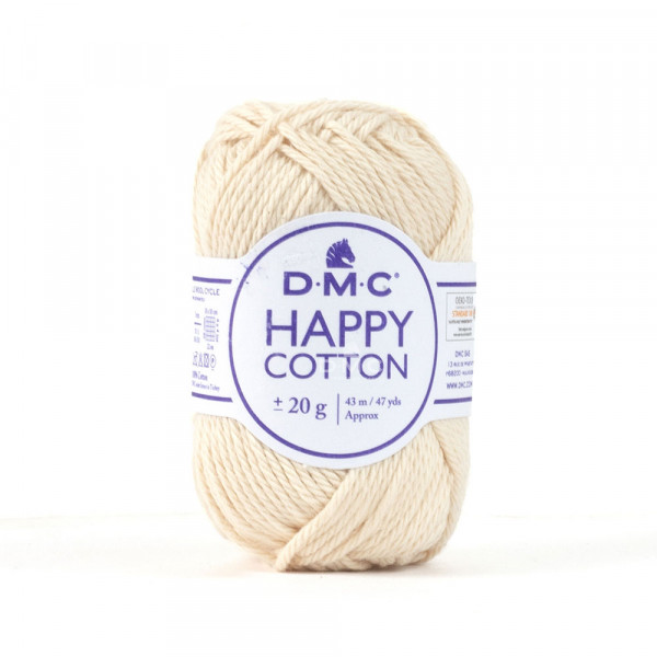 Fil crochet Happy Cotton spécial Amigurumi 800 Milk sade