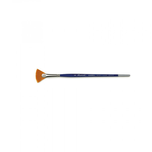 Pinceau éventail en fibre synthétique Kaërell bleu série 8274 n°4