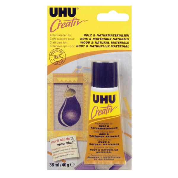 Colle UHU creativ' bois & matériaux naturels 38ml