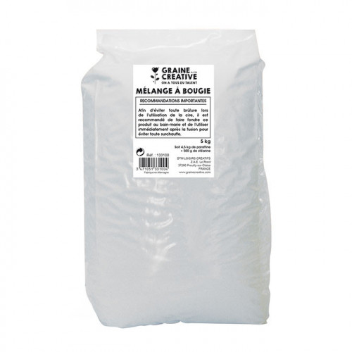 Cire à bougie Stéarine + Paraffine 5 kg