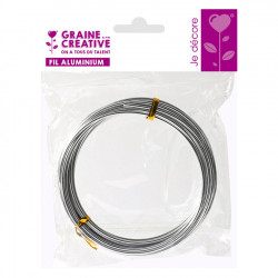 Fil aluminium Ø 2 mm 5 m Argent