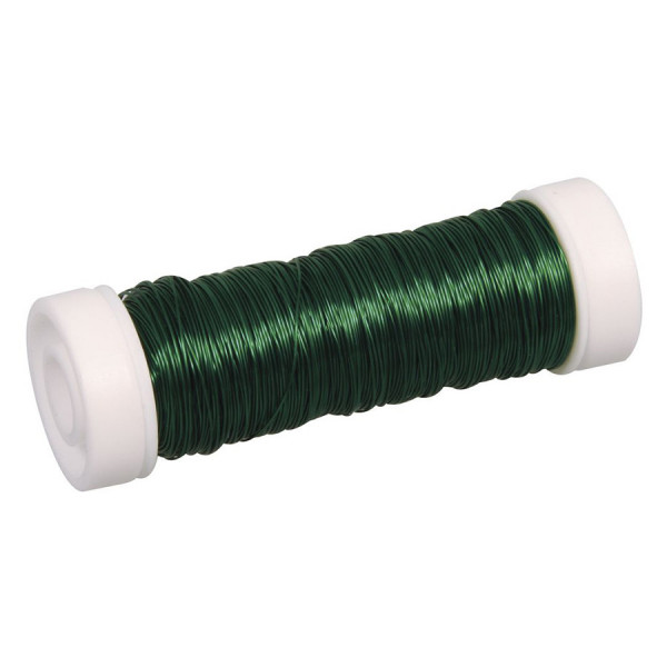 Fil de fer à crocheter Ø 0,3 mm 50 m Vert foncé