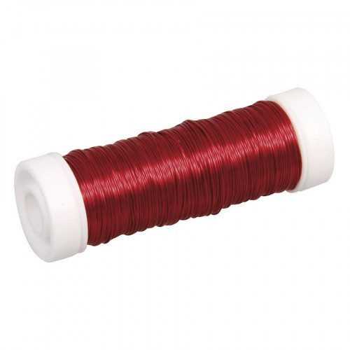 Fil de fer à crocheter Ø 0,3 mm 50 m Rouge