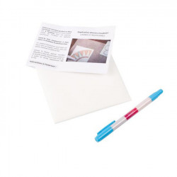 Voile pour transfert de motif sur toile de broderie + Feutre