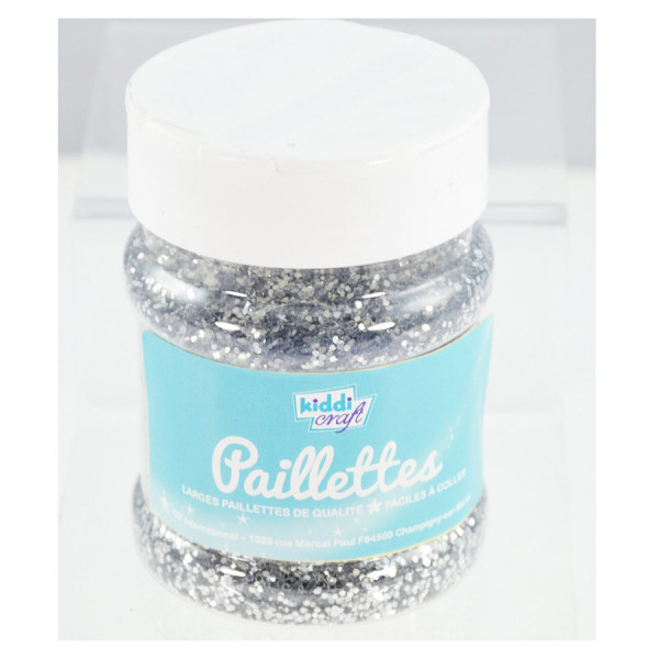 Paillettes larges 150 g Argent