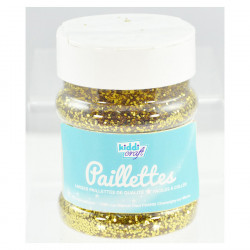 Paillettes larges 150 g Or