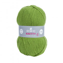 Fil à tricoter Knitty 4 100 g Vert n°699