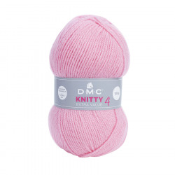 Fil à tricoter Knitty 4 100 g Rose layette n°992