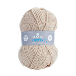 Fil à tricoter Knitty 6 100 g Beige n°936