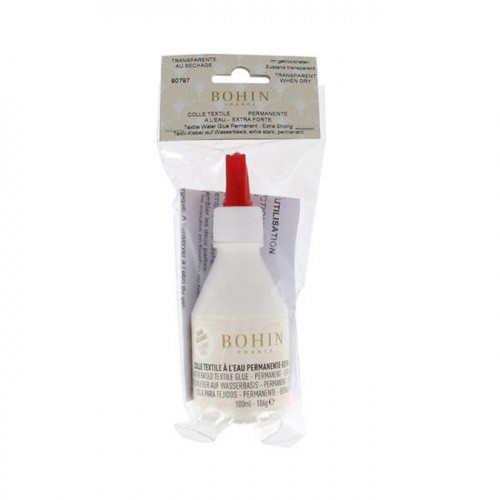 Colle textile permanente sans solvant 100 ml