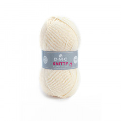 Fil à tricoter Knitty 4 100 g Écru n°812