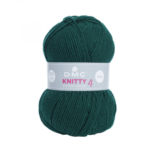 Fil à tricoter Knitty 4 100 g Vert anglais n°839