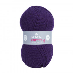 Fil à tricoter Knitty 4 100 g Violet n°840