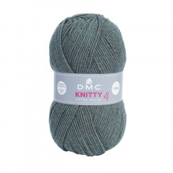 Fil à tricoter Knitty 4 100 g Vert de gris n°904