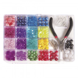 Boîte de perles assorties 170 g + Pince