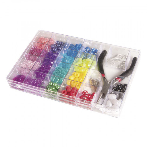 Boîte de perles assorties 170 g + Pince