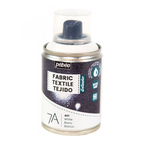Peinture textile en Spray 7A 100 ml Blanc