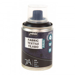Peinture textile en Spray 7A 100 ml Noir