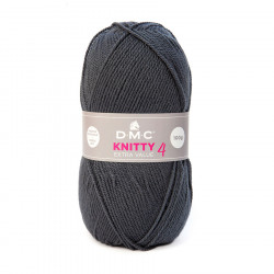 Fil à tricoter Knitty 4 100 g Gris foncé n°633