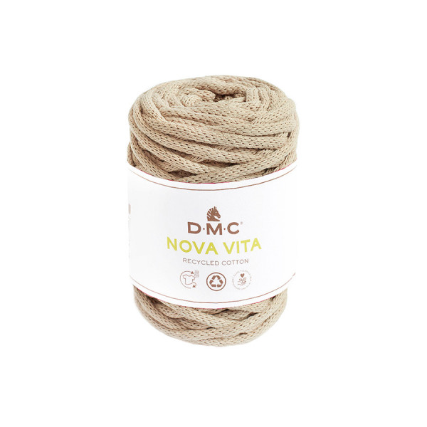 Fil Nova Vita crochet tricot macramé 250 g Écru n°31