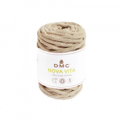 Fil Nova Vita crochet tricot macramé 250 g Écru n°31