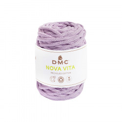 Fil Nova Vita crochet tricot macramé 250 g Parme n°62