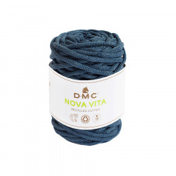 Fil Nova Vita crochet tricot macramé 250 g Jeans n°76