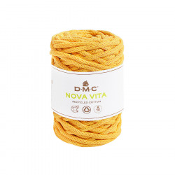 Fil Nova Vita crochet tricot macramé 250 g Soleil n°92