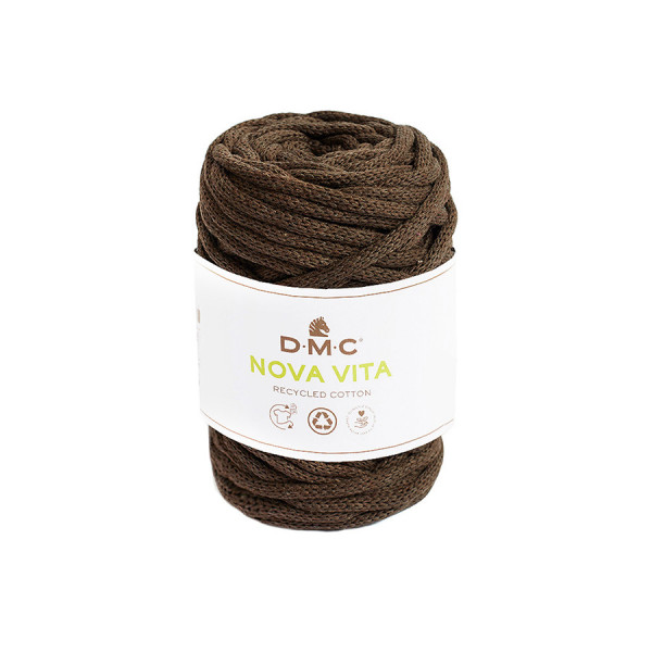 Fil Nova Vita crochet tricot macramé 250 g Marron n°11