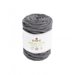Fil Nova Vita crochet tricot macramé 250 g Gris foncé n°12