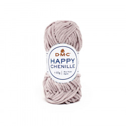 Fil Happy Chenille Pelote 15 g Platine n°12