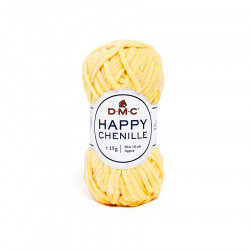 Fil Happy Chenille Pelote 15 g Paille n°14